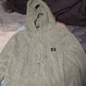 Cozy Green Hooded Sweatshirt
